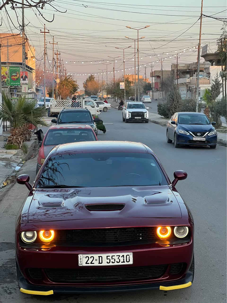 السلام عليكم . 
رمضان كريم على جميع 
دوج جالنجر 2018 
مواصفات sxt
صبغ.2 جاملغ امامي وبوند محدث سياره جاهزه ما بيها نقص الف ما تصرف عليها تحويل ثاني يوم
السعر. 168 وبيها مجال 
رقم *********** موصل, نينوى
