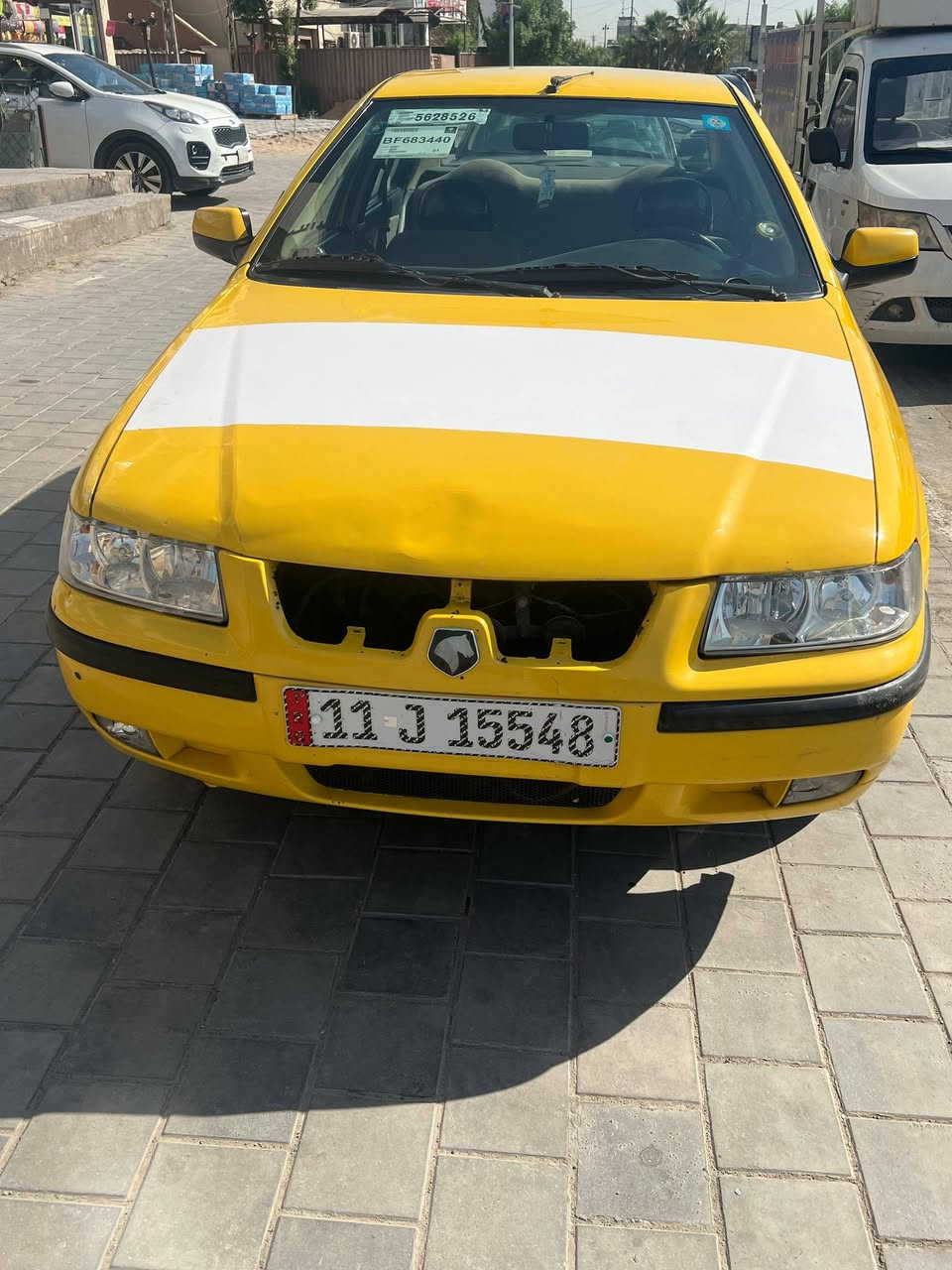 سمند ٢٠٠٩ ليموني مكفوله  بدون صبغ
مكينه كير تبريد مكفول 
كهربائيات شغاله 
حداديه جديده 
تايرات امامي جديد 
راديتر جديد ٣ سراوات انسى الحماوه 
سياره جاهزه بأسمي رقمهه بغداد سنويه جديده 
مكاني بغداد الشعب 
السعر ٤٠ وبيهه مجال  قليل 
***********
