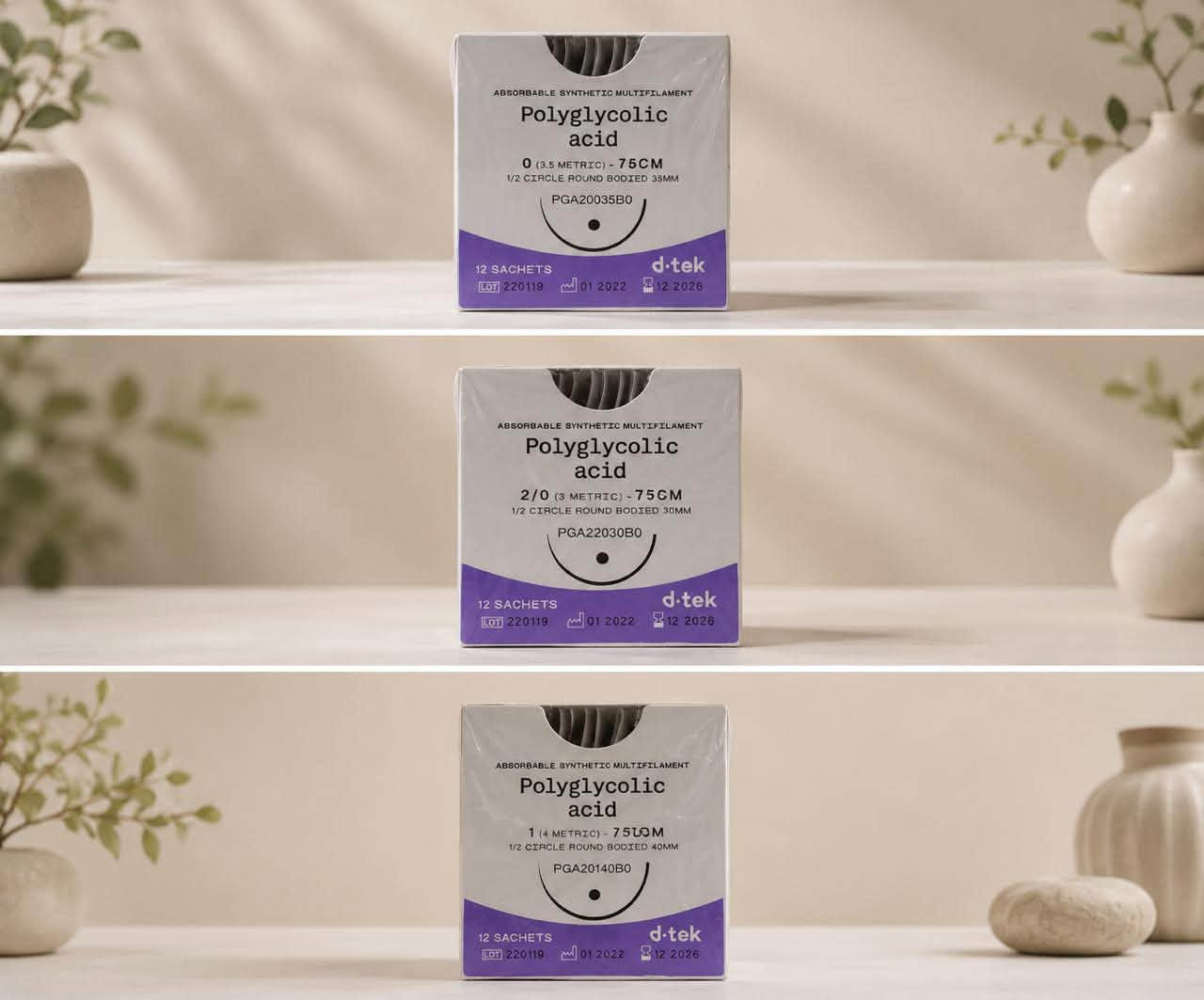 📣 يوفر مكتب شريان للمستلزمات الطبية خيوط فيكرل القابلة للامتصاص (Polyglycolic Acid - PGA) بجودة عالية ومقاسات متنوعة، لتلبية احتياجات المستشفيات والمراكز الصحية والأطباء، وبأسعار منافسة تناسب الجميع.
✅ متوفرة بمقاسات مختلفة.
✅ جودة موثوقة وأداء متميز في الاستخدام الجراحي.
✅ أسعار خاصة وعروض مميزة للكميات.
📞 للطلب والاستفسار: واتساب 
***********
📍 العنوان:
بغداد – باب المعظم – تقاطع الصرافية – عمارة الجوهرة.
