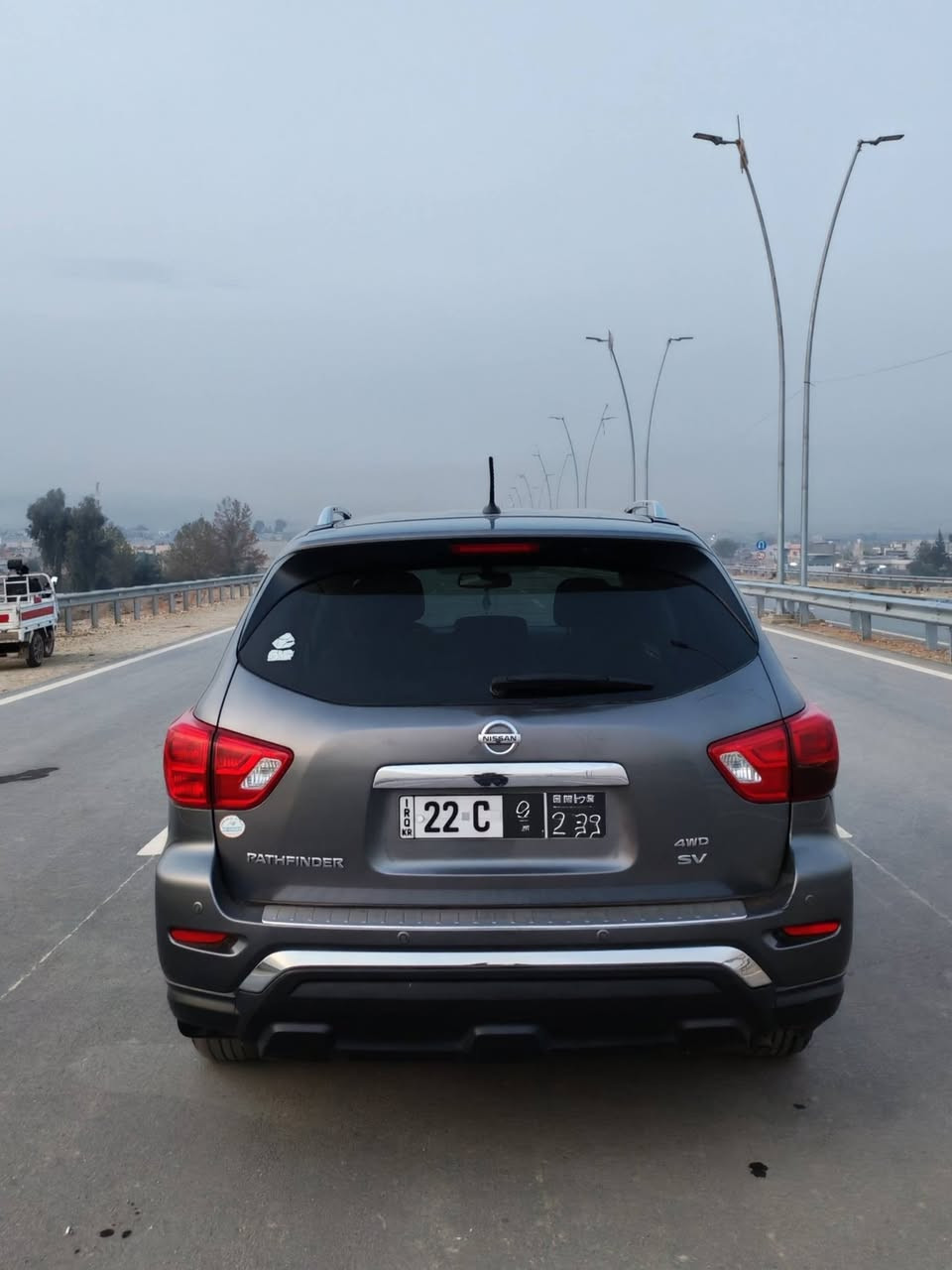 سلام عليكم
نيسان باثفايندر  2017 
مواصفات Sv 
٧ راكب 
محرك 3.6
رقم اربيل الجديد
الضرر قطعة واحدة مبدل شركة مصبوغ
*********** واتساب
