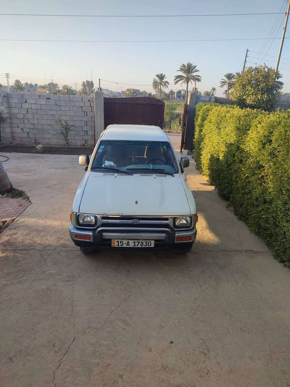 السلام عليكم للبيع تيوتا موديل96 محرك كروسيدا 22R  كير 5نمره السياره جاهزه مابيهه اي  نقص  رقم انبار دولي باسمي  تحويل ثان يوم  نفاذ السنويه 2030   السعر 70 وبيه مجال  مكاني الانبار  /الخالديه  ***********
