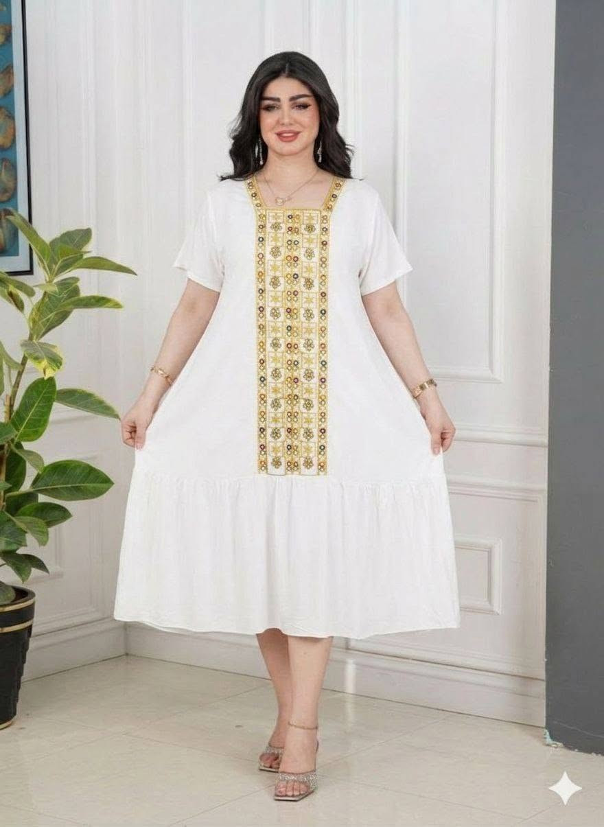 نجمه بهاء عروض موسم
شلحه نسائي تطريز دبل كلوش   

الخامه كشمير ايطالي اصلي 

القياسات من XXL الى 5XL

سعر الدرزن 12 قطعه 60 الف. 
وات  ***********
