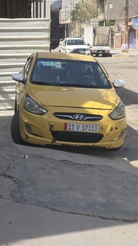 هونداي اكسنت ٢٠١٣ خليجي سياره جاهزه تبريد شغال تخم تاير جديد باتري جدي...