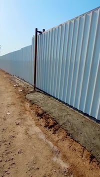 تم بعون الله تعالى إكمال سياج جينكو من قبل كوادر شركة الرياده الهندسيه...