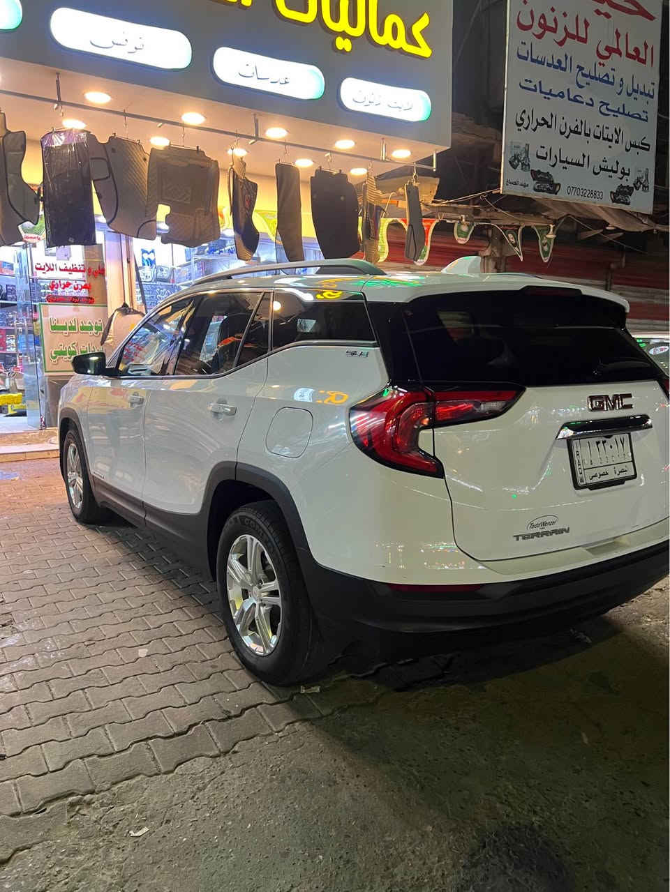 GMC 
تيران2019 وارد  امريكي حادث صطحي بدون ايرباك صبغ بس بنيد بدون ايرباك السيارة مواصفات Sle طخم تاير جديد  تحويل ثاني يوم 
مكاني بصرة رقمي *********** شراي يتصل فقط 
سعرها 160 وبيها مجال قليل البصرة, العراق
