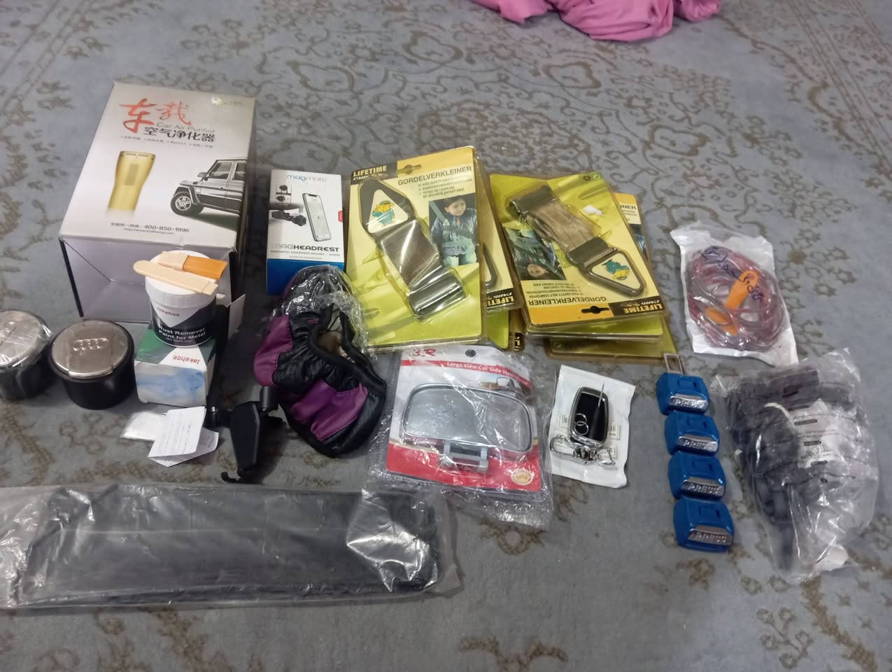 السلام عليكم ساعه للبيع ٨ قطع حزام امانه طفل ومنقيه سياره ونشره ٥امتار مال باب داخلي وومرايا اماميه وكفر مال بصمه وحافظه مال استيرن ووعلبه مال الصدأ و اربع قطع مال حزام وغيرها كلهن ب٣٠ مع توصيل


**إذا كنت صاحب هذا الإعلان وتريد حذفه لأي سبب، رجاءا أرسل رسالة إلى الدعم الفني**