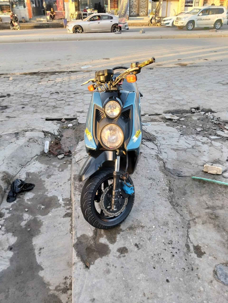 سلام عليكم
سكنس جبلي للببع دراجه مابيها اي نقص كهربايات كلها شغالع /+مفتوحه مكينتها عنوان ناصريه مركز الخاص مفتوح رقم ***********
