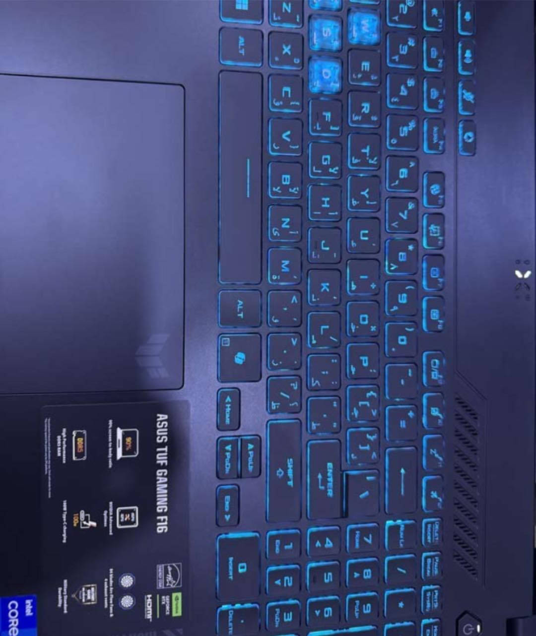 لابتوب مستخدم Asus tuf gaming f16
نظيف كلش مواصفات :
I7 13620h
Rtx 4050
Ram 16gb ddr5
Hard 512gb
الشاشة حجم 16 

توصيل موجود مكاني بصره رقمي ***********
كل ملحقات موجوده نظيف كلش 
سعره 1225
