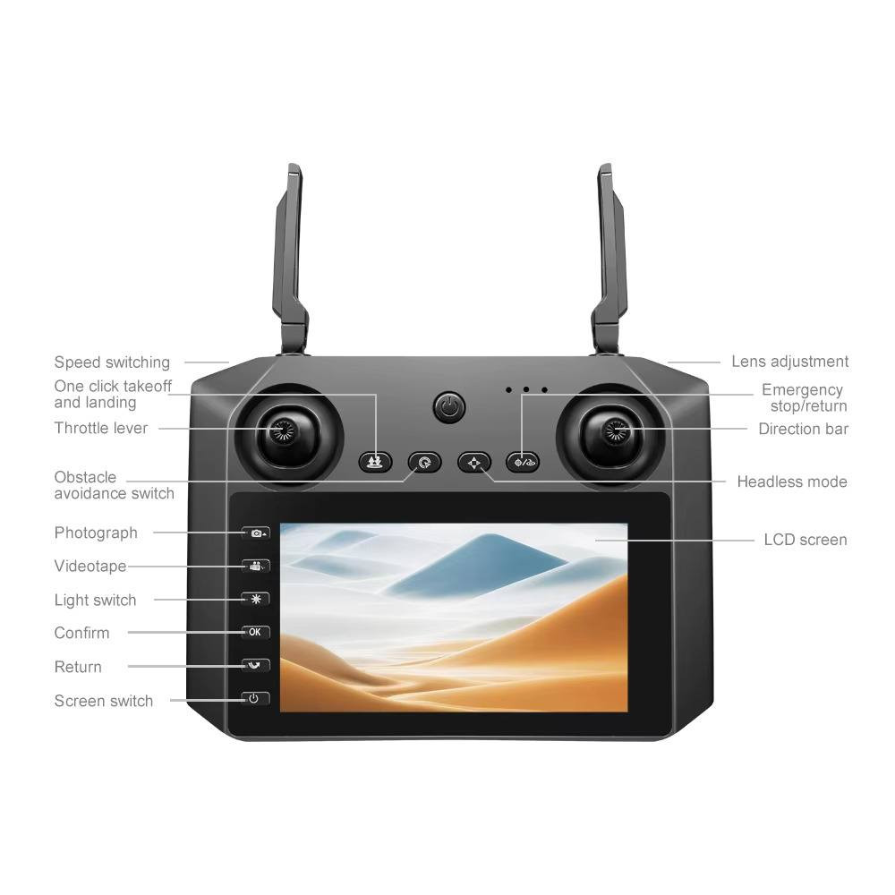 سلام عليكم حبايب
لتواصل *********** او عالخاص
درون برشلس احترافيه شاومي M33max
دقه فول 1080  hd كلش واضحه 
كنترول شاشه سمارت ويربط عالتلفون
بطارية ٣٠٠٠ ملي.
ثباتيه فول  
وقت الطيران ٢٥ دقيقه
زر عوده الى مكان الانطلاق 
مع كامل الملحقات ريش وبراغي ودرنفيس وكيبل شحن
جديد غير مستخدم.
