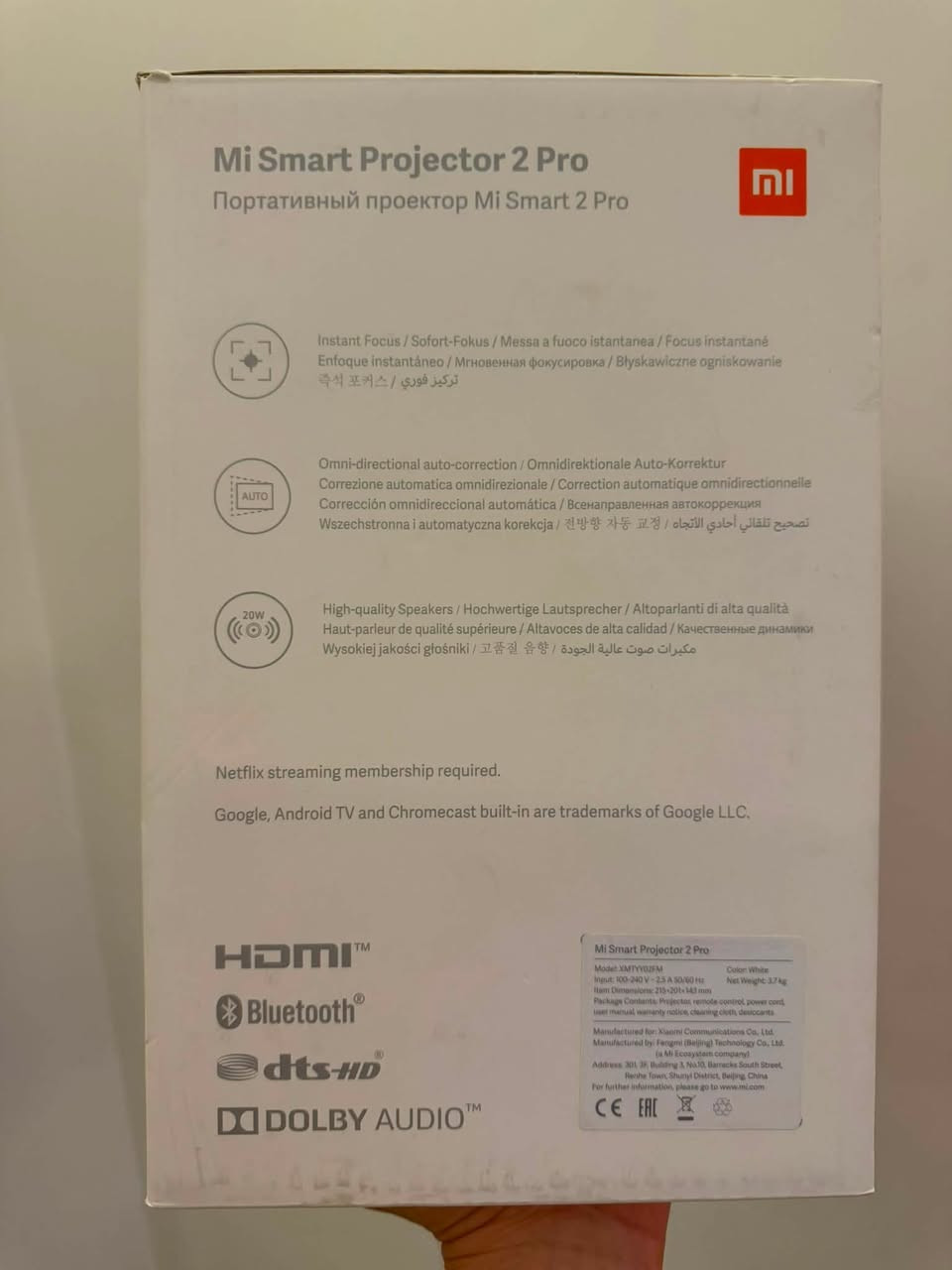 من رخصة الادمن للبيع داتا شو أصلي من شاومي
Xiaomi Mi Smart Projector 2 Pro

للمهتمين بالداتا شو الأصلي والماركات المعروفة ✨
الجهاز مستعمل استعمال بسيط جداً، نظافته 100/100 وحالته ممتازة، مع الكارتون الأصلي.
صورة واضحة وصوت قوي، مناسب للأفلام والمباريات والألعاب والاستخدام المنزلي.

السعر: 800,000 دينار قفل
📞 للتواصل: ***********

الفحص موجود، والجاد يتواصل
