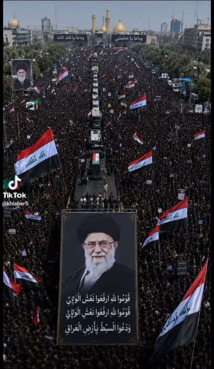 م//حضور تشيع الشهيد السيد علي الخامنئي ( رحمه الله)
___. ___  ___
 تنطلق يوم الاربعاء في الساعه 9 صباحاً . حملة نور الحسين عليه السلام في السنية.. إلى كربلاء المقدسة للحضور في مراسيم تشييع الشهيد السيد علي الخامنئي رحمه الله.. والعودة بعد ذلك ليلا بعد انتهاء المراسيم ....
والغرض من الذهاب صباحا الى كربلاء لغرض الوصول من وقت وذلك لغرض أداءه صلاة الظهر في الأمام الحسين عليه السلام... وثم حضوركم في مراسيم التشييع المهيب بعد الظهر وبسبب الازدحام في كربلاء.. والرجوع ليلا بعد انتهاء المراسيم.....
علما ان سعر النفر  (( 5,000 آلاف دينار)) ذهاب واياب وسياره كوستر تبريد ... للحجز والاستفسار الاتصال على الرقم..
***********
***********
