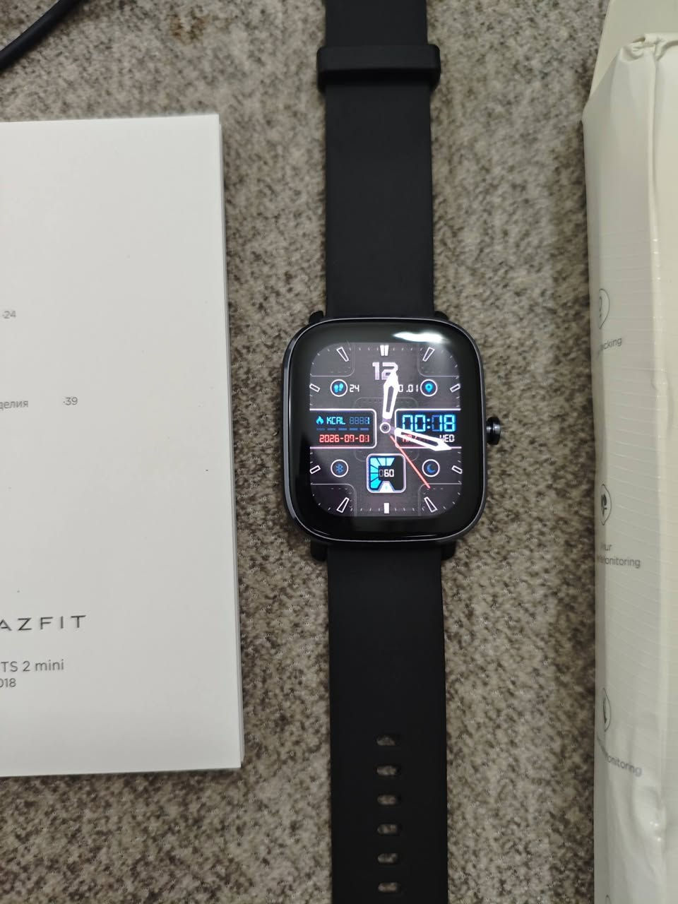 السلام عليكم ورحمة الله وبركاته 
ساعة amazfit gts 2 mini نظافة 💯 شرط جكه ابره مابيها وشحن يطول 12 يوم عندي 
اني فتحتها لوك ومااستخدمتها جدا قليل لان عندي ساعة هواوي 
السعر 35 الف مع التوصيل 
مكاني حلة للتواصل وتساب
***********
