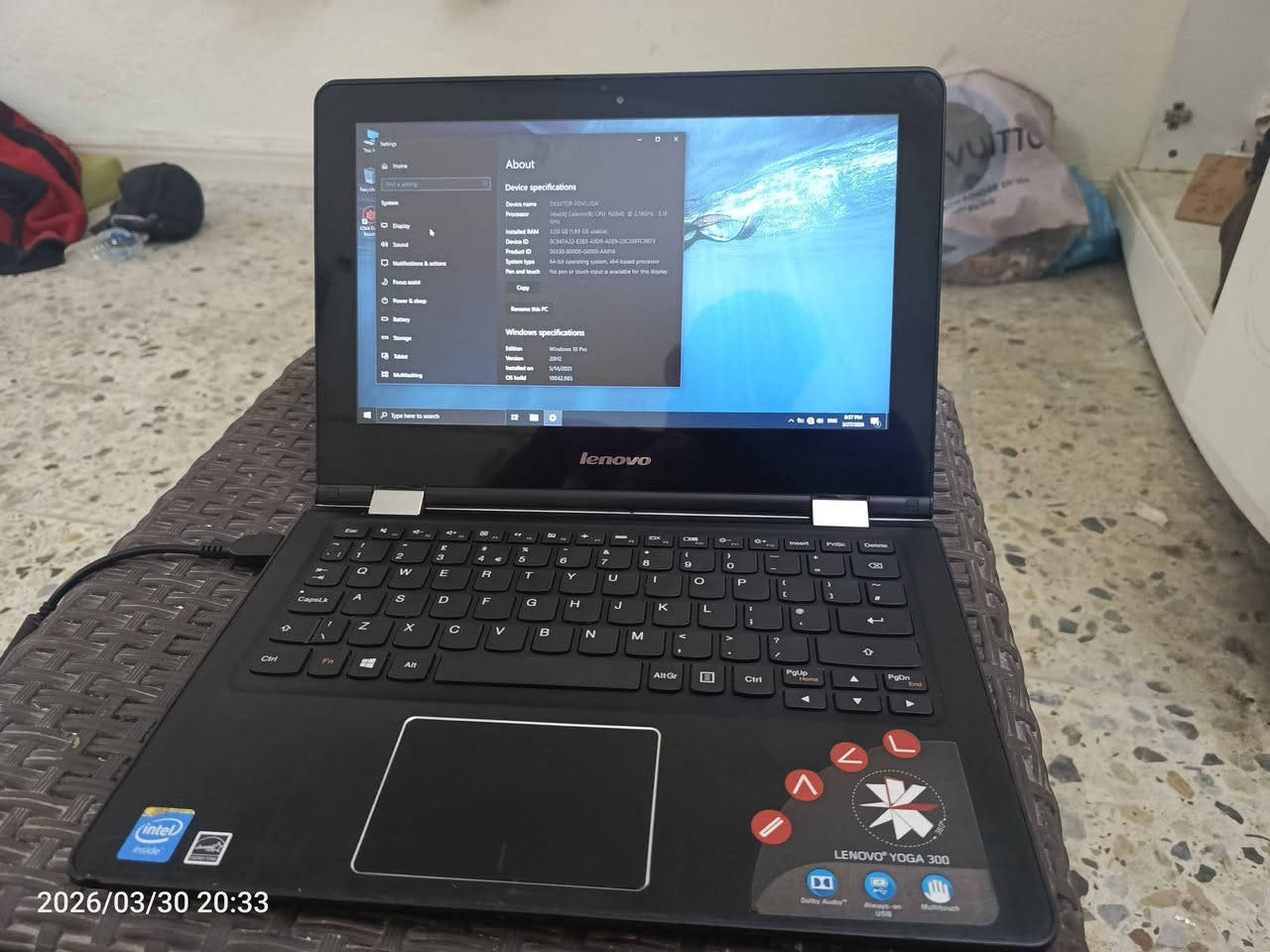 لابتوب لينوفو للدراسة وتصفح الانترنت
معالج سلرون 
رام  2 كيكا 
هارد 64 كيكا 
شاسع حجم 12 انج 
ويندوز 10 نظام أصلي 
الابتوب ويندوز أصلي مو كروم 
بدون بطارية شغالة مباشر على الشاحنة 
السعر 55 الف 
مكاني بغداد بغداد, العراق


**إذا كنت صاحب هذا الإعلان وتريد حذفه لأي سبب، رجاءا أرسل رسالة إلى الدعم الفني**