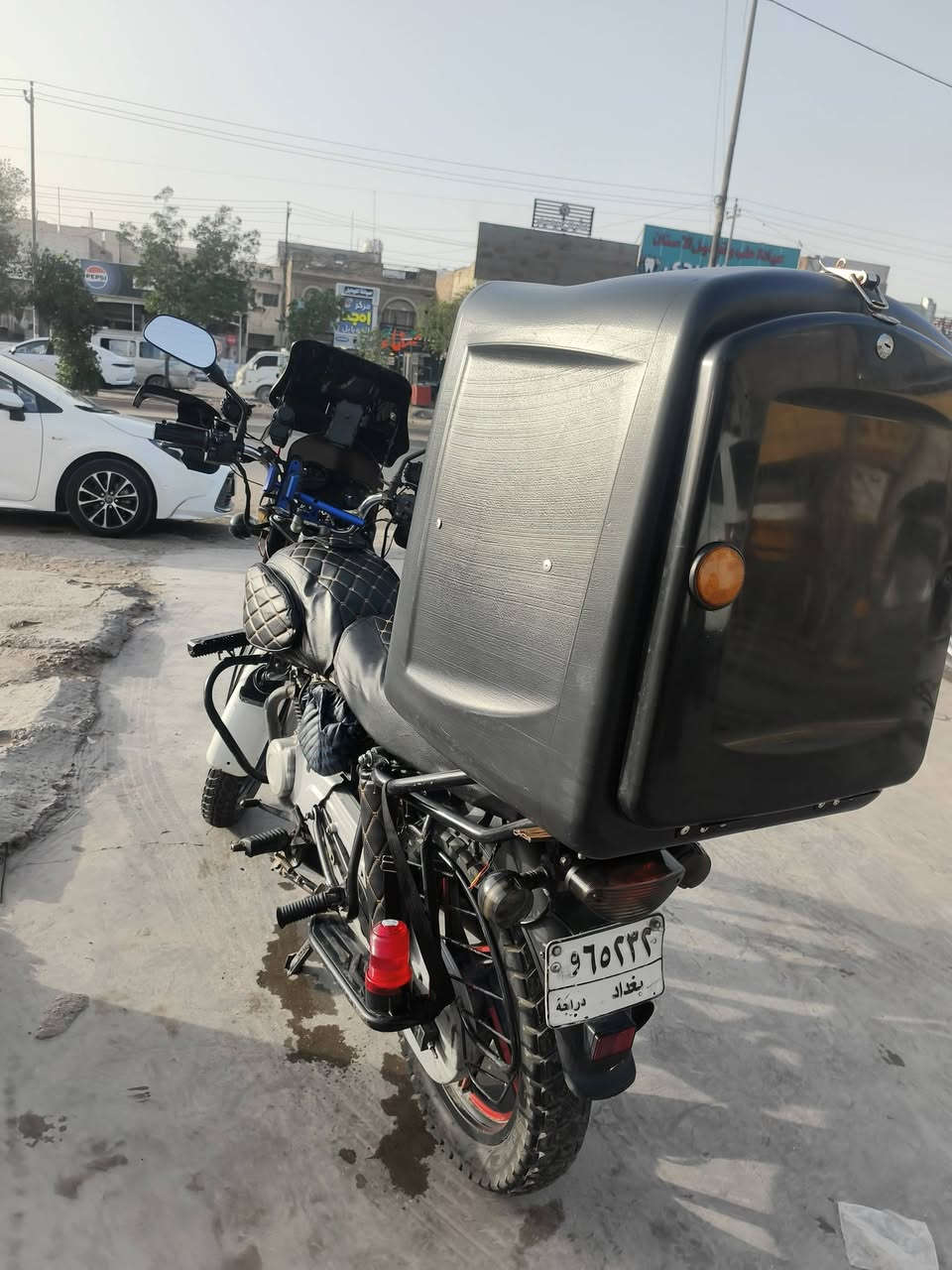 بسم الله سلام عليكم دراجه بوكسر كلاسك موديل 22 رقم و سنويه البيع سعر 1800مكاني بغداد شهداء البياع اي ستفسار هاذه رقم ***********
