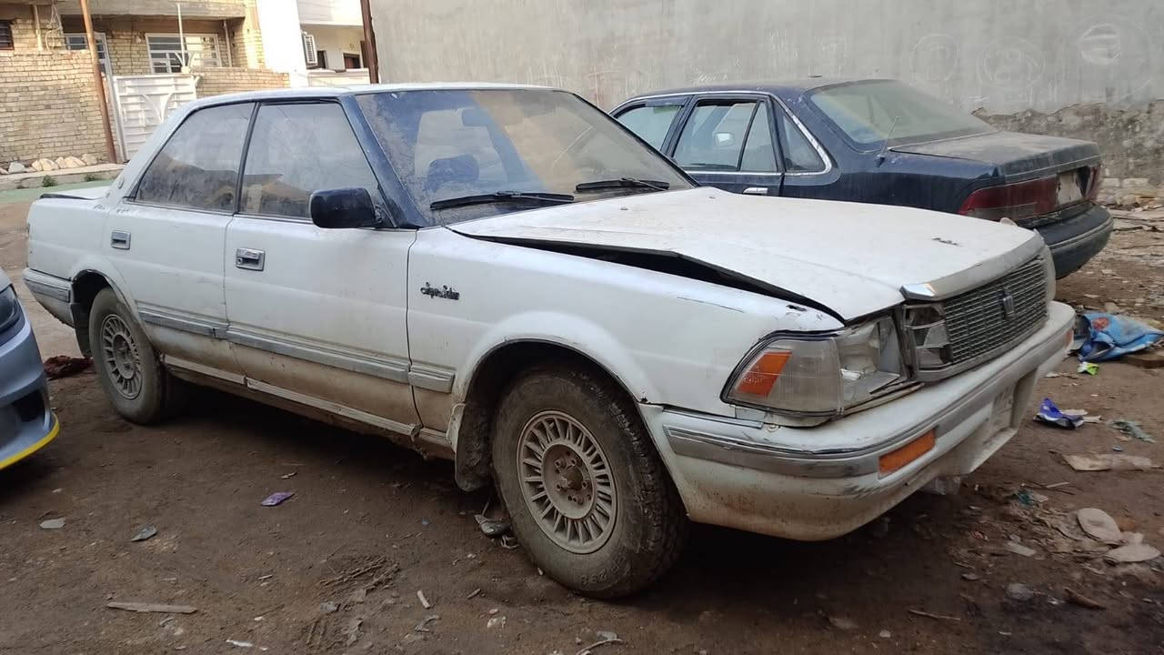 سوبر كروان ٨٩ رقم بغداد مشروع وطني  محرك بي صوت سياره متروكه تخم تاير  السعر ٢٠ الاتصال ***********
