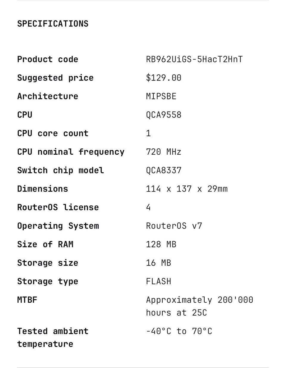 السلام عليكم تحيه طيبه على جميع الاعضاء
راوتر مايكروتك HAP AC للبيع النظافه 95%
المكان بغداد لا يوجد توصيل


**إذا كنت صاحب هذا الإعلان وتريد حذفه لأي سبب، رجاءا أرسل رسالة إلى الدعم الفني**