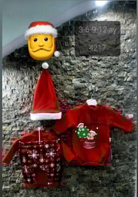 طقم كرسمس بيبي • خامة تركي مبطن • حديث الولادة-سنتين