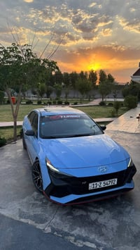 بسم الله الرحمن الرحيم حلال القوي للبيع 🩵🩵  Hyundai Elentra N 2022 مبد...