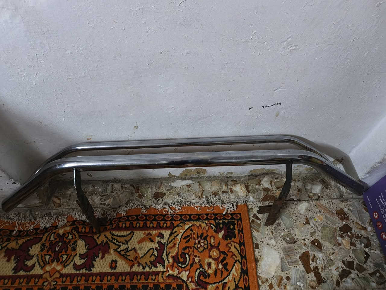 السلام عليكم ورحمة الله وبركاته درع أمامي كيه حمل نثيه للبيع السعر 60وبي مجال العنوان بغداد مدينه الصدر الأورفلي الرقم ***********
