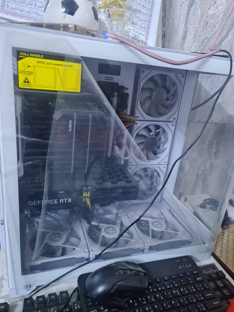 تجميعة شخط مابيها بالنايلون 
Corei7 جيل تاسع 
كارت 3050 8كيكا vram
رامات 16 
باور 650
7 مراوح 
2 ماوس 
2 يدات 
كيبورد 
مبرد غازي
السعر 750 وبيها مجال بسيط 
مكاني بغداد مدينة


**إذا كنت صاحب هذا الإعلان وتريد حذفه لأي سبب، رجاءا أرسل رسالة إلى الدعم الفني**