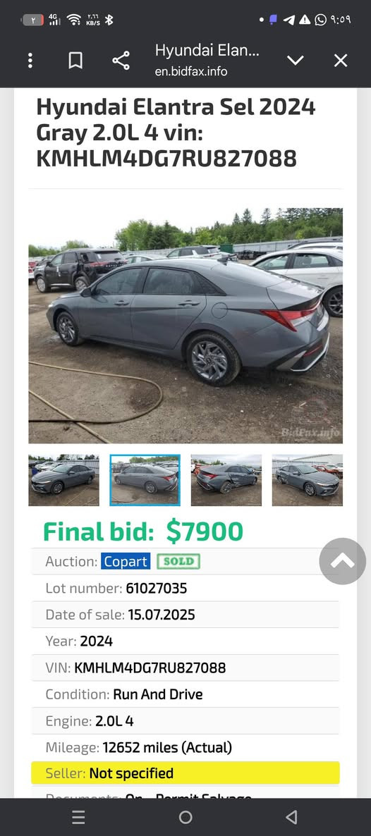 سلام عليكم النتره 2024
بصمه تشغيل عن بعد تحكمات ستيرن  
عداد مسافه 24 قبل الزياده
سعره 165💸
***********
