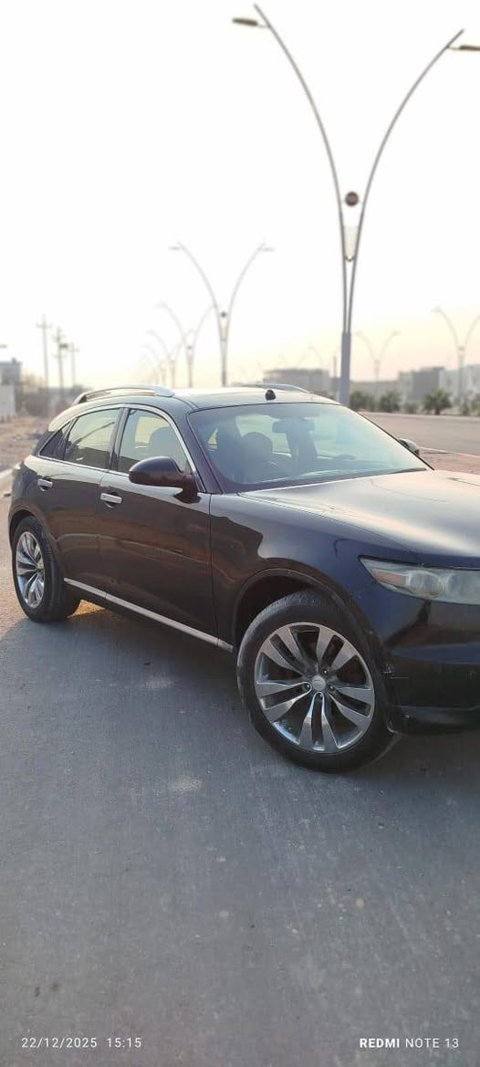 للبيع و مراوس  نيسان انفنتي  FX 35 موديل 2008
رقم بصره انكليزي ومميز 
سعر 89
وارد خليجي
محرك 6 سلندر 3.5
  فور ويل   ملغي 
بصمة  مع بصمة ابواب
جنطه شفط 
فتحة سقف سلايت 
داخل لون اسود مطعم  قرميدي 
كشنات جلد / تدفئه
كراسي كهرباء / خزن ميموري
ستيرن كهرباء
دمام خلفي مع سستم صوت BOSE  سماعات9
تدفئة و تبريد 
تبريد منفصل قطعتين 
شاشه كامره خلفيه 
مري قلاب و شفط
دبل اكزوز رياضي بلاد
ويل حجم 20 اصلي
رقم ***********
