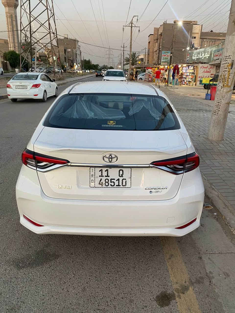 السلام عليكم
تيوتا كورولا 2025 خليجي 
السيارة نظيفة جدا جدا
ماشية : 11.000km
يوجد صبغ موضح في الصورة بسبب ضرر بسيط 
استخدام شخصي 
الإضافات:
حوضيات ارضية 
تغليف البوب من الداخل بلنايلون 
و الستيرن مغلف من افضل نوعية جلد
عازل حراري للجام  
صيانة جديدة
السيارة من الداخل والخارج نكش ابره ما بيها 
والسونار موجود 
وكل محتويات الشركة موجودة داخل السارة ما مفتوحة 
السعر : 158$
الله يهني صاحب النصيب
موجودة بغداد العامرية 
للتواصل : ***********
