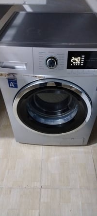 غسالة 12 كيلو • كراند الكتريك • نصف صامت