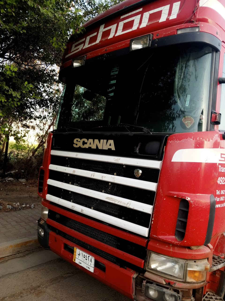 السلام عليكم اسكانيا موديل 2001سنويه منتهيه رقم بغداد تحويل فوري مربوطه براد البراد اشمتز 2006 بنزات كامله مع البراد 210الاتصال على الهاتف ***********بي وات ساب وبيه مجال
