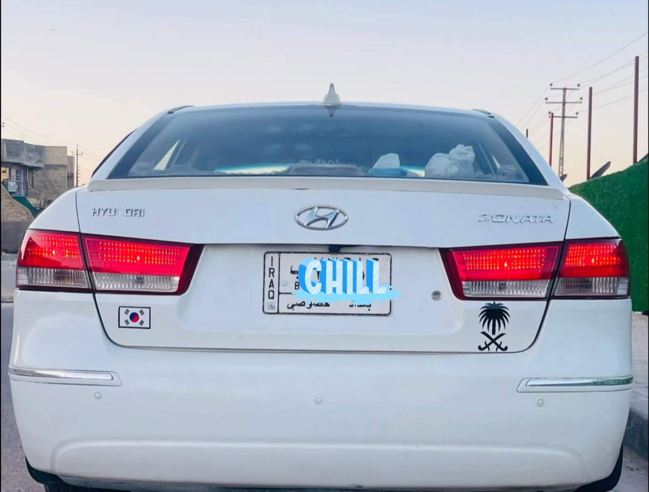 السلام عليكم
 سوناتا 2009 خليجي - لون أبيض
محرك كبير بلادي
تبريد ثلج
تخم تايرات جديد
حدادية جديدة
شاشة مواصفات
فتحة سقف 
مرايا شفط + إشارات بالمرايا
صبغ حزام أثر جراد فقط
فحص سونار وين ميعجبك
رقم بغداد باسمي

📞 للاستفسار:
***********📱 واتساب واتصال
