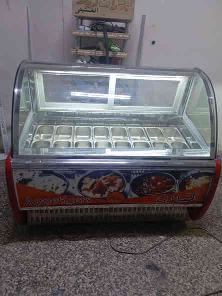 عارضة مقبلات قياس متر ونص 16بلانك
السلام عليكم من رخصة الادمن عارضه مقبلات 16 بلانك
قياس متر ونص
ارضيه صناعي سل ستيل 
وجه اعلانات اناره
العنوان بغداد جسر ديالى الكرغوليه خلف محطة الوقود شارع
الاستفسار الاتصال *********** علمنا بيه وتساب
