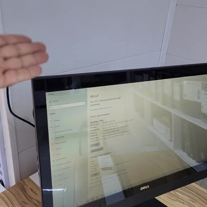 عنوان تلعفر 

رقم الهاتف ***********

حاسوب مكتبي 🙂Dell AIO 7450 touch screen🙂
جهاز  مناسب جدا للعمل المكتبي و برامج المبيعات وبرامج تحرير الصور
 *********************************************
#حجم​ شاشة 24 انج    فول اتش دي (لمس 10 اصابع)
#معالج​ كور اي فايف جيل سابع امس
#رام​ 8 كيكا DDR4  
#هارد​ اس اس دي 256 NVME مع هارد اضافي 500 كيكا 
#كرت​ شاشة داخلي انتل 4 كيكا 
▪️ منفذ يو اس بي  عدد 7 
▪️ كاميرا اتش دي 
▪️ منفذ تايب سي
▪️ منفذ اواكس 
▪️ منفذ اتش دي( in + out)

ملاحظه: 
حالة اللابتوب مستعمل نظيف جدا 95% نظافة او اكثر 
السعر ثابت
