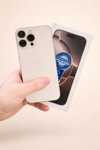 ايفون ١٦ برو ماكس ديزيرت ذاكره (٥١٢) ماستر  بطاريه ٩١٪؜ ملحقات كارتون+...