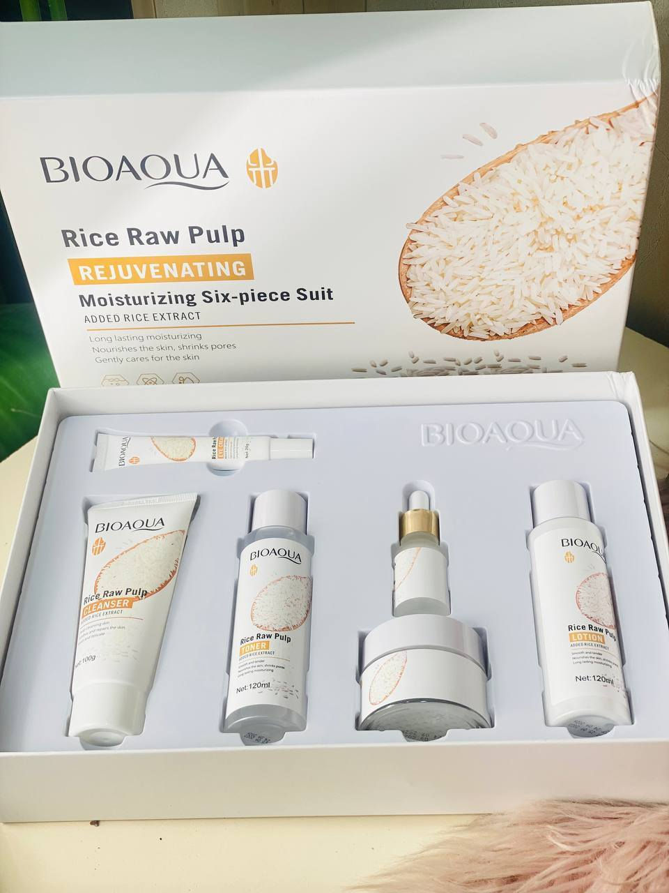 بكج الرز الخام للعناية ببشرتك💆🏻‍♀️
‏BIOAQUA RICE RAW Pulp
الاصلي💯✔️
اقوى بكج ومعالج للبشرة😊
 يستهدف الأماكن التي فقدت مرونتها في البشرة ويرجع لها حيويتها ونشاطها من جديد

يعني من اليوم ما في  تجاعيد حتزعجك ابدا  
بكج الشباب الدائم يخفي التجاعيد والانتفاخات ويشد الجلد و يقضي على التصبغات واي علامات في البشرة
طبيعي يحتوي على مادة الهياليورونك وفيتامينات والكولاجين والهيدروليز رافعة للبشرة 
#بكج #عناية #بالبشرة #اكسبلور #مشاهير #الفيس


**إذا كنت صاحب هذا الإعلان وتريد حذفه لأي سبب، رجاءا أرسل رسالة إلى الدعم الفني**