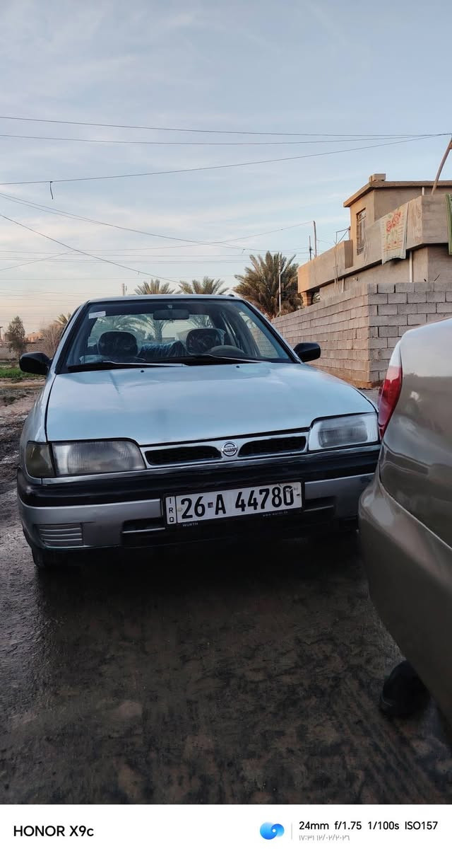 السلام عليكم
للبيع نيسان سني 1992
رقم صلاح الدين دولي 
سنويه 2029
السيارة ابسمي تحول ثاني يوم
كير  شرط محرك بي خيط تبخير 
صدر امامي خلفي زين 
درايم شفت جديد باتري جديد دشبول جديد تايرات بل جيس خلفي امامي نص عمر السياره حلوه وكاعده  والكشر شوف العين مصبوغه حزام 
السعر 35وبيه مجال 
للستفسار ***********
