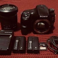 سوني A57 • نظيفة 100/100 • عدسة بطاريتين شنطة