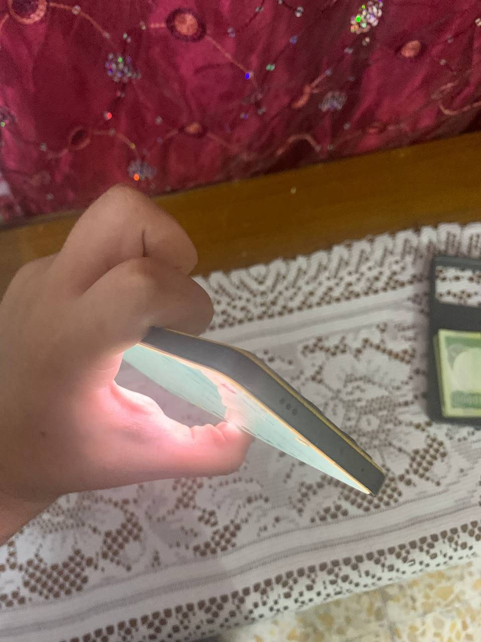 السلام عليكم Poco x6pro 5g ذاكره 512 رام 12 جهاز كلش نضيف كلشي ما مبدل بس بي هاي نقطه بالشاشه تلمس عادي مابيها شي للبيع او مراوس 
سعر 250 
وياه كفر وشاحنه فقط 
مكاني بغداد الغزاليه


**إذا كنت صاحب هذا الإعلان وتريد حذفه لأي سبب، رجاءا أرسل رسالة إلى الدعم الفني**