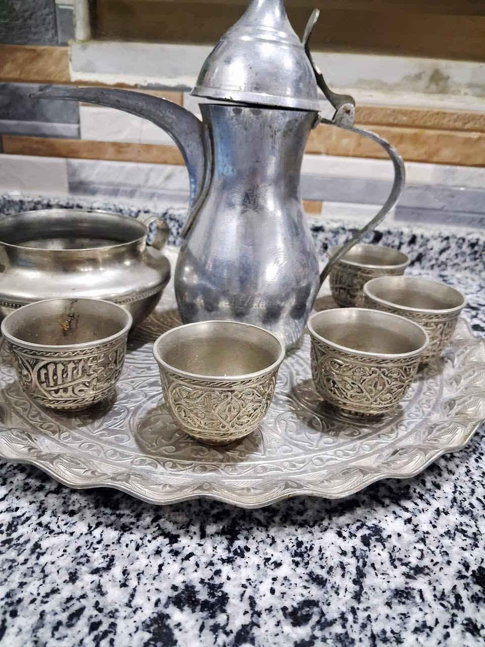 طقم تركي مع محلايه ايطاليه مع دله متكاويه نحاس بسعر مناسب للطقم كامل


**إذا كنت صاحب هذا الإعلان وتريد حذفه لأي سبب، رجاءا أرسل رسالة إلى الدعم الفني**
