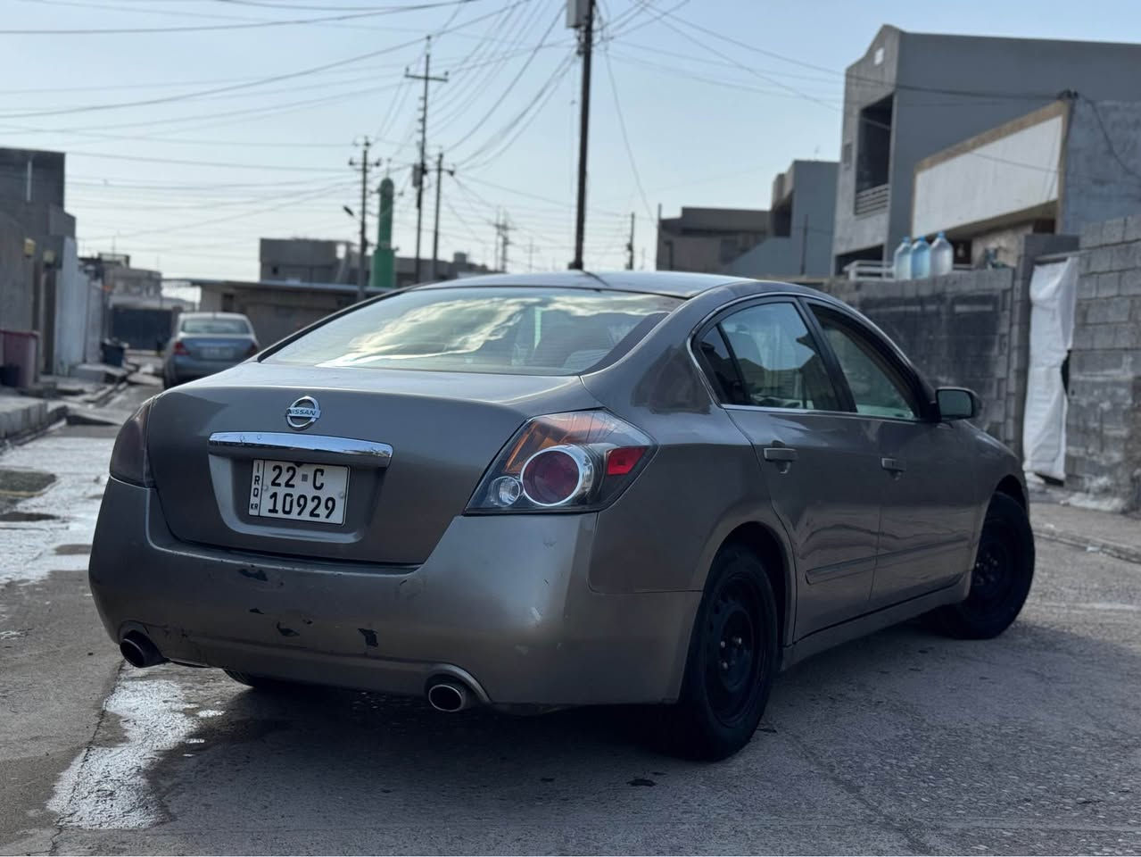 نيسان التيما 
موديل 2008 خليجي 
سعر 72$ ورقه 
سياره وارد خليجي 
بيها سبغ ٣ قطعة بجم كبس 
داخل سندوق بيها ضربه 
رقم اربيل جديد باسمي 
نفس اليوم تحويل 
٤ تايرات جدد 
صدر كير مكينه كفاله 
تبريد تدفيه شغال
كير توماتيك دبل كير 
حجم مكينه ٢٥٠٠ مرغوب ٤ سلندر 
شغل و اطلع
مكان سياره اربيل 
***********
*********** أربيل, العراق
