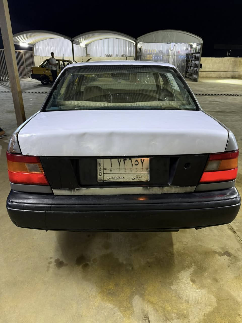 السلام عليكم هونداي سياره مشروع وطني رقم ديالى لماني صدر اماني نضافه‎%‎60كهربايته  كله شغله لايتات زنون سياره كمل الخير 
مكينه بيه تبخير بدون صوت بيه خياس باهلال خلفي
(سعر ٢٣  وبي مجال ***********الي مو شراي لا يعلق
