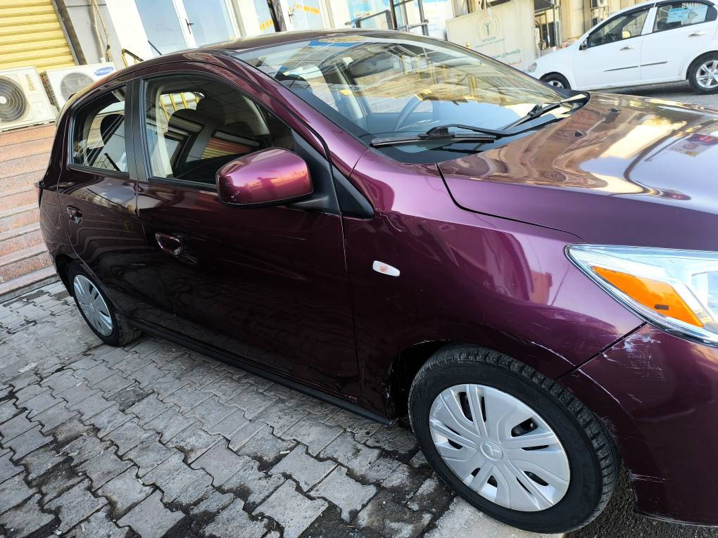 ✅متسوبوشي ميراج  2023

⛔موصفات⛔
1.موديل 2023
2.لون ماروني
3.محرك 1300
4.ايرباكات سليمة
5.كامرة خلفيه  
6.شاشه مسجل لمس
7.رادار امامي (مانع اصطدام) 
8.فول تحكم استيرن
9.السرعه (بثبت سرعه)
10. انظمه قياده ( سبورت+ أيكو) 
12.مانع تزحلق +Abs 
13.رقم اربيل

قطعتين ضرر+ غطاء المحرك متغير
***********
ML32AUHJ6PH001789 أربيل, العراق
