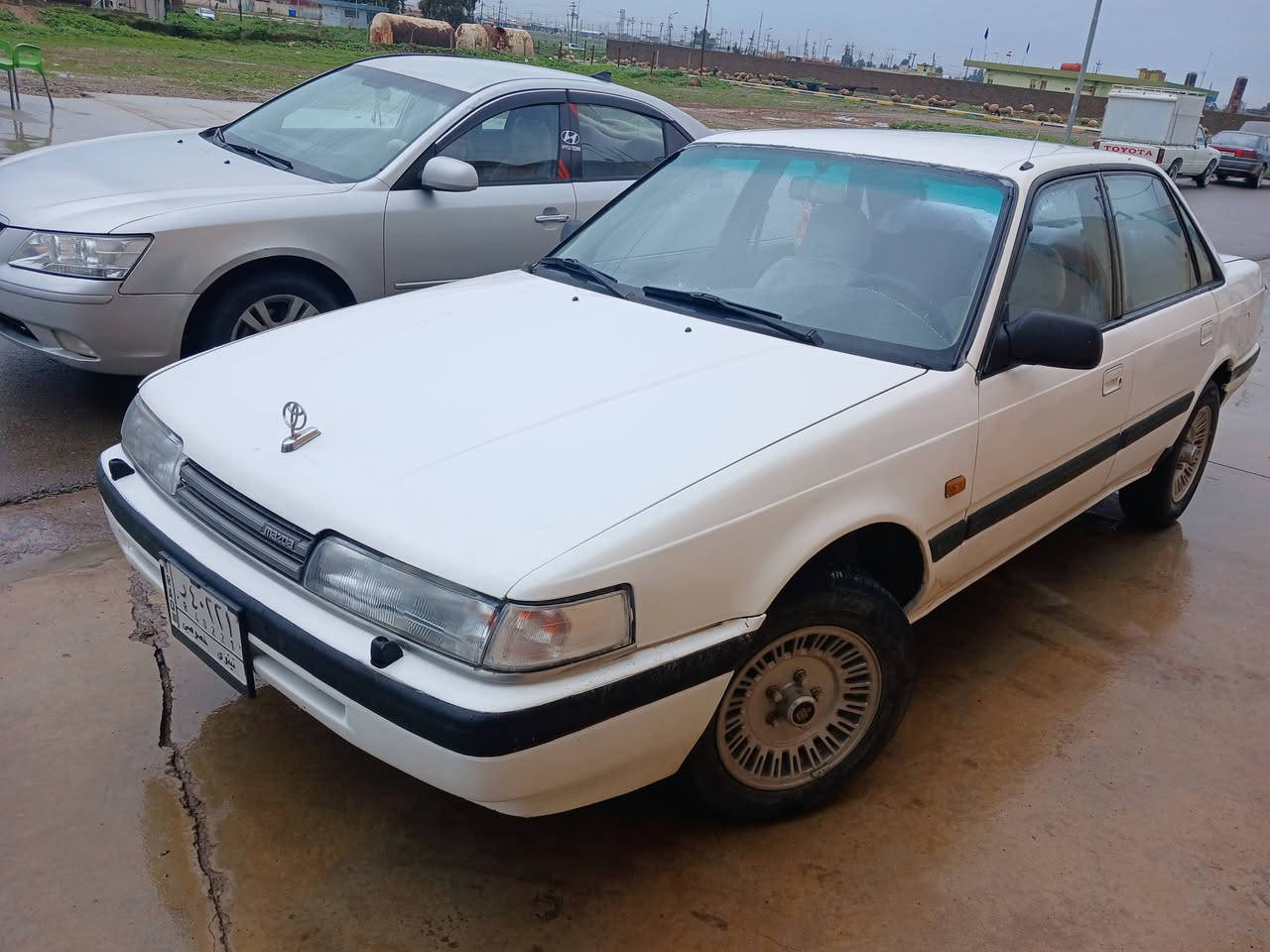 مازدا ٦٢٦ موديل ١٩٩١ ٨بخ كير عادي رقم نينوى سنوية جديدة ٢٠٢٩
كير ومحرك ابشرط 
بدون تبريد فقط تدفئه
طخم أمامي وخلفي ابشرط

بطاري الجديدة 

راديتر الجديد شديدة

جام أمامي جديد

طخم درايم شفتات امبدل

طخم تاير +ويل كب سوبر 

لايتات وسكنات أمامي جديد 

بكلايتات الجديد 

السيارة مصلح بيه دواير +دوسات 

السيارة مصبوغ حزام توحيد لون فقط بدون اي  ضرب 

السعر ٤٨ ورقة 

***********

***********
