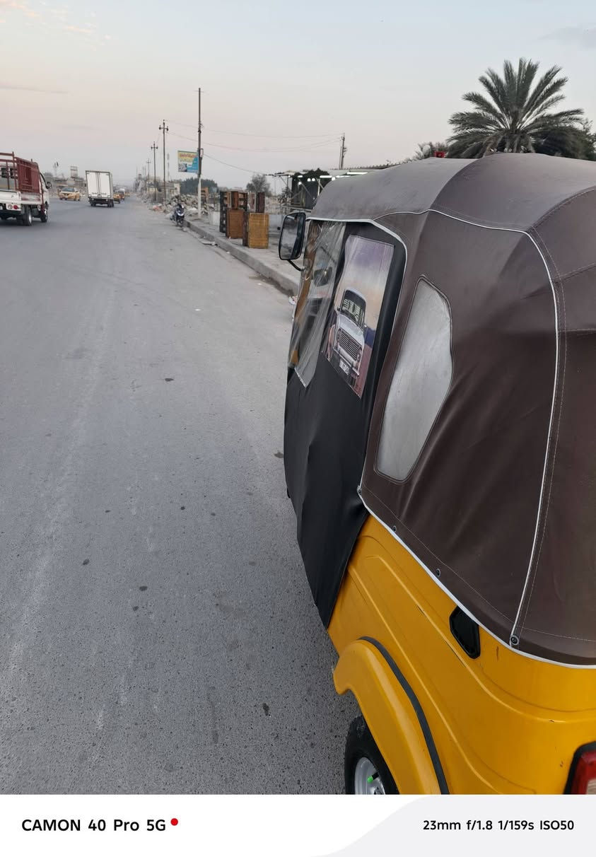 سلام عليكم تكتك خير من الله 2021 تكتك دوس معمرة وبيهة لغد معمر بس مكينة اكسل تخم تاير كبل لشارع متصرف عليهة ربع سعر 7750 مكاني بغداد شماعية 
رقم ***********
