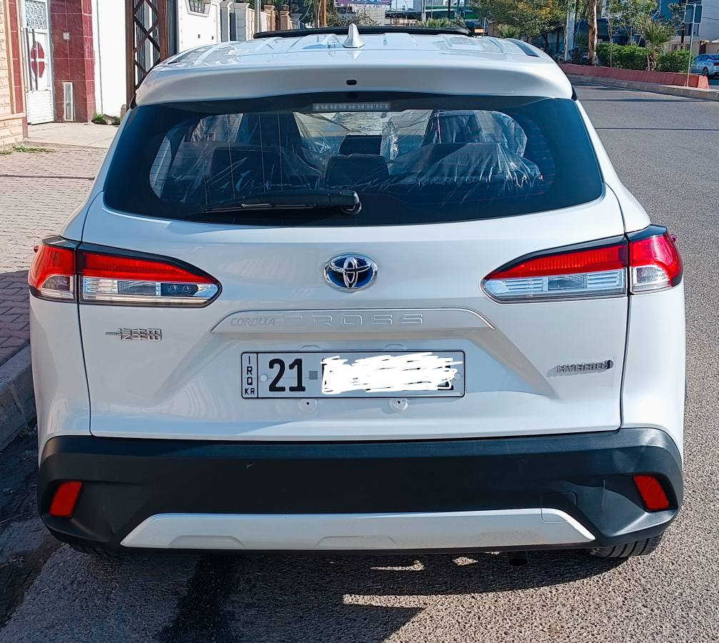 للبيع تويوتا كورلا كروس هايبرد 2024 رقم سليمانيه فووول مواصفات فتحة سقف
ماشية 30 الف
بصمة تشغيل
هاند بريك دكمه 
اوتو هولد 
رادار
مثبت سرعه ( قيادة ذاتي
كفالة عامة، بوضع الشركة
تحويل مباشر
السعر : 198 وبيها مجال بسيط 
مكان السيارة كركوك
للاستفسار *********** كركوك, العراق
