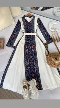 فستان • دابل تركي • مقاسات ٣٨-٤٨