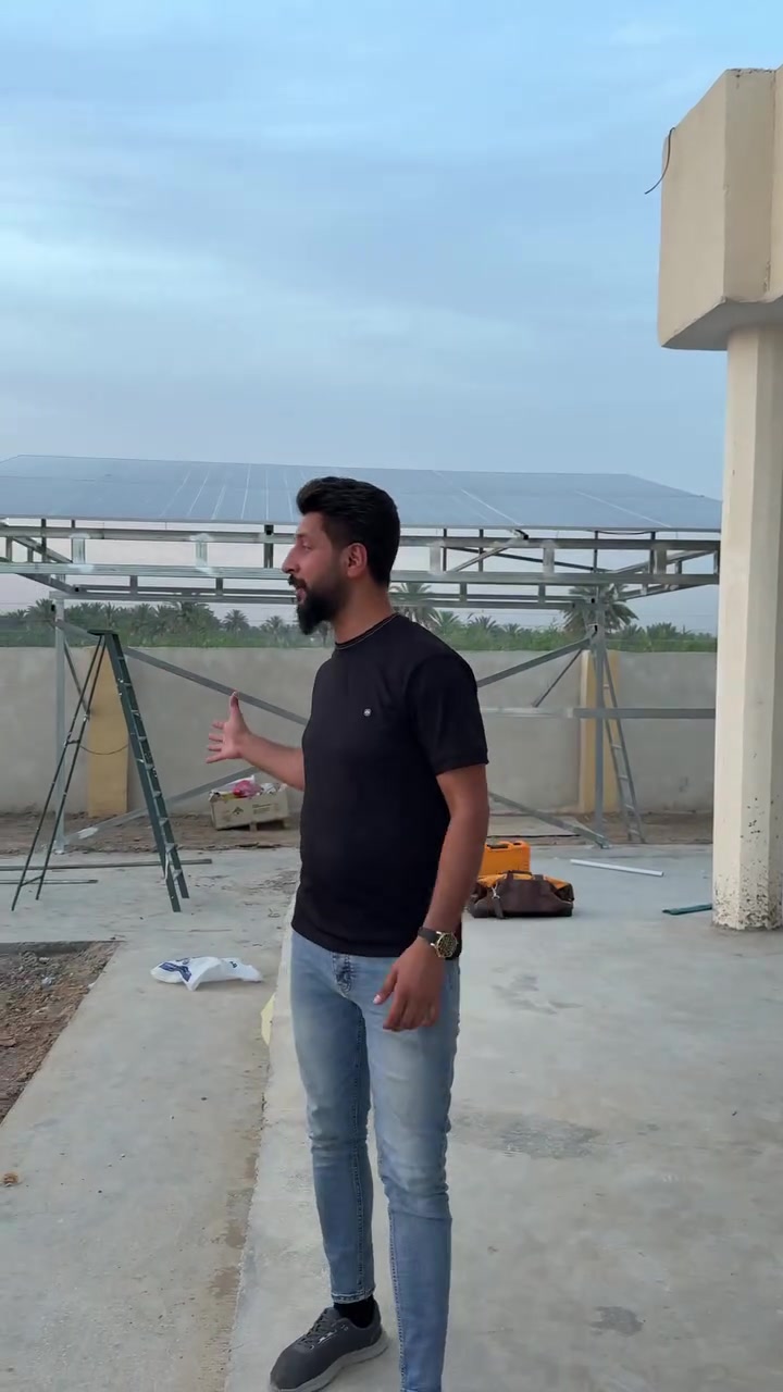 🔺️ منظومة طاقة شمسية 20 امبير نهاري 
  16 امبير ليلي 

⭕️منظومة رقم (409)

 📍موقع المسيب 

 بطارية ليثيوم فوسفات الحديد
بسعة 16 كيلوواط 
ضمان 5 سنوات 

 انفيرتر 6KW 
بنظام WI-FI
لمتابعة المنظومة عن بعد
ضمان 2 سنوات 

الواح 620W
16 باسبار وجهين
ضمان 12  سنة 

للاستفسار زيارة مكاتبنا في بغداد او الاتصال على الارقام التالية  :
 
📍 مكتب حي الجامعة - مجمع النهرين التجاري - مجاور جامع ملا حويش :
م. رانيا ***********
م. سيف ***********
م. يوسف *********** 
م. نجم ***********

 📍 مكتب شارع الصناعة - مجمع العلوية - مجاور مستشفى العلوية للاطفال : 
م. شهد ***********
م. سؤدد ***********
م. حمزة ***********

قسم الصيانة والمتابعة الدورية :
م. عبد الغفور ‪***********
