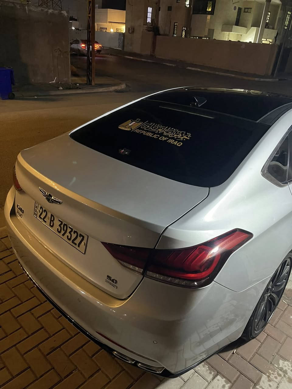 سلام عليكم  للبيع جنيسيس G80 موديل 2018رقم أربيل بسمي. مكينه V8فول موصفات سياره سرقه بدون حادث جملغ صبغ وباب مبدل نفس لون لباقي كفاله   ماشيه ٩٢الف  مكاني كربلاء   ***********
