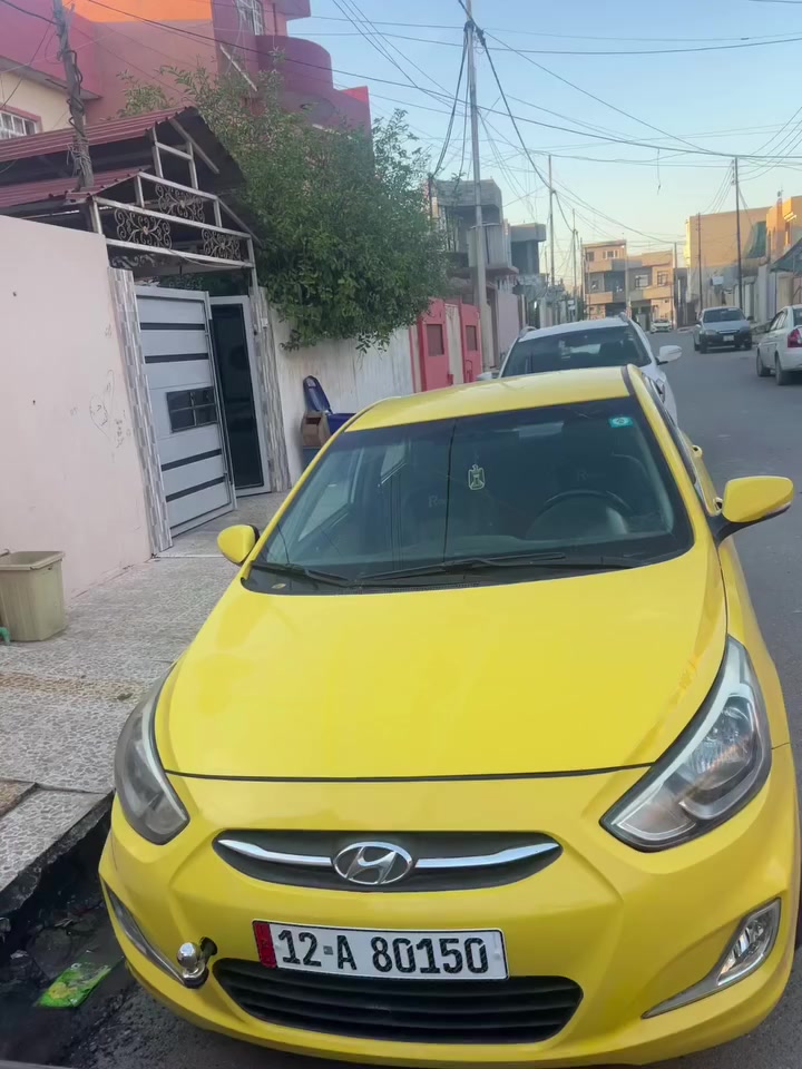 اكسنت 2016 محرك 14 دوش منضومه غاز بدون ضرر تبريد ثلج السعر 95   ***********
