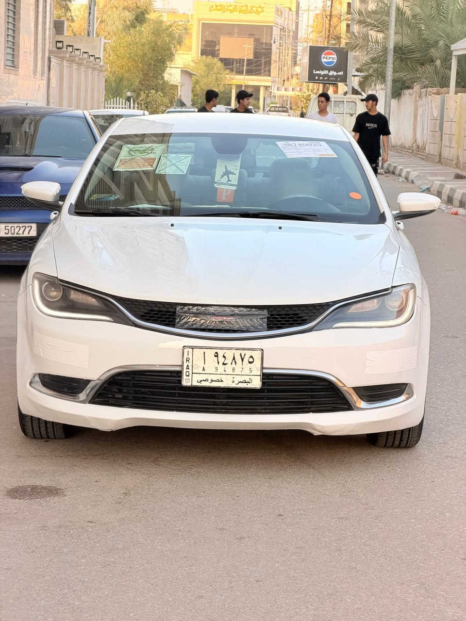 سلام عليكم ورحمة الله كرايسلر  سي 200 وارد امريكي موديل 2015 حره مشروع وطني حادث جانبي بابتين مبدلات اصليات نفس الون بجم كبس شركه شرط محرك 2400 مواصفات نص فول دواخل عسلي بلاد سياره كلش جديده وجاهزه من جميع النواحي محرك كير تبريد كفاله العنوان الناصريه المركز موبايل *********** السعر 97وبي مجال
