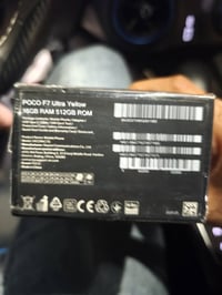 بوكو f7 الترا ذاكره 512 صارله يومين مفتوح ما مستخدم ولا حتى محطوط بي س...